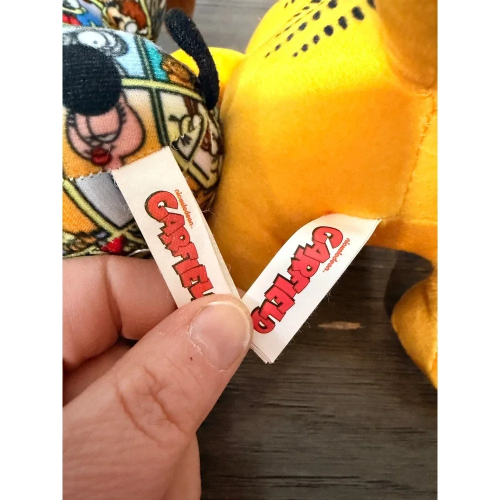 Garfield and Odie Comic‎ Strip Print Plush Set